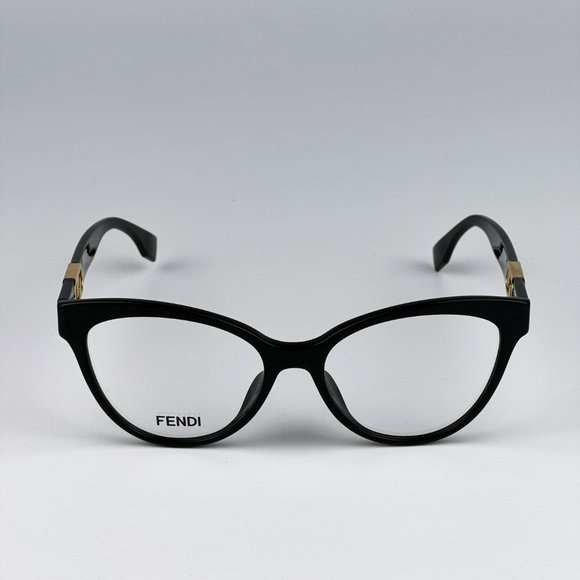 Fendi FE50026I 001 Eyeglasses Black Cat Eye Women FE 50026I - Picture 6 of 11